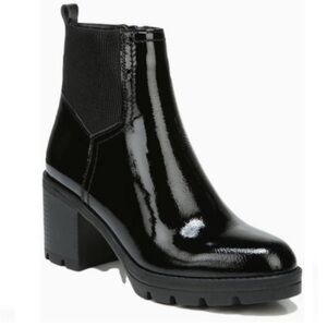 NATURALIZER $179 Women Verney 2 Leather Block Heel Ankle Boots Size 11 Med NWOT